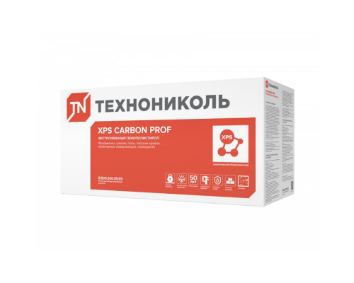 XPS CARBON PROF 1180х580х50-L  (8 плит, 5,47 кв.м)
