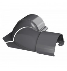 ТН МВС 125/90 мм, внутренний угол желоба, регулируемый 100 -165°, графитово-серый, шт.