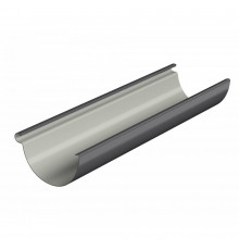 ТН МАКСИ 152/100 мм, водосточный желоб пластиковый (3 м), графитово-серый, шт.