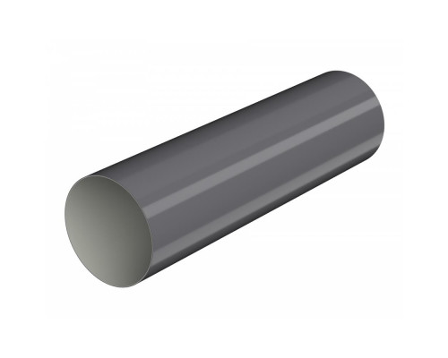 ТН МАКСИ 152/100 мм, водосточная труба пластиковая (3 м), графитово-серый, шт.